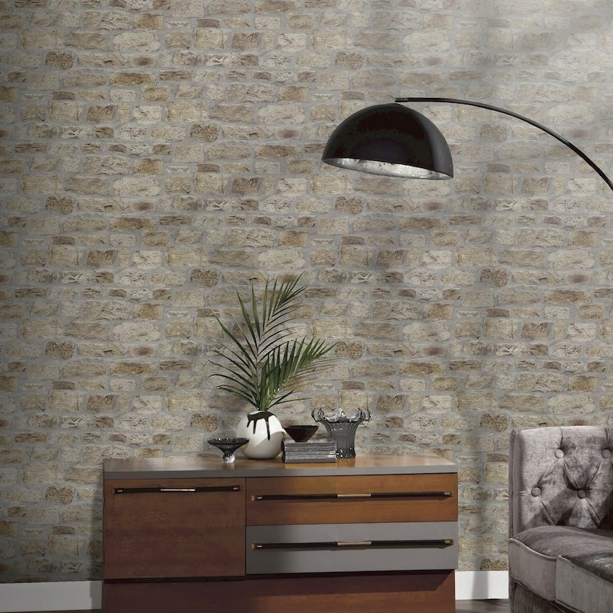  - Arthouse Country Stone Wallpaper - 696500 - Decor Warehouse