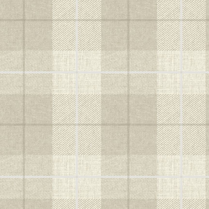  - Arthouse Country Tartan Taupe Wallpaper - 294903 - Decor Warehouse