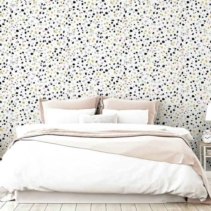  - Arthouse Dalmatian Pastel Multi Wallpaper - 909708 - Decor Warehouse
