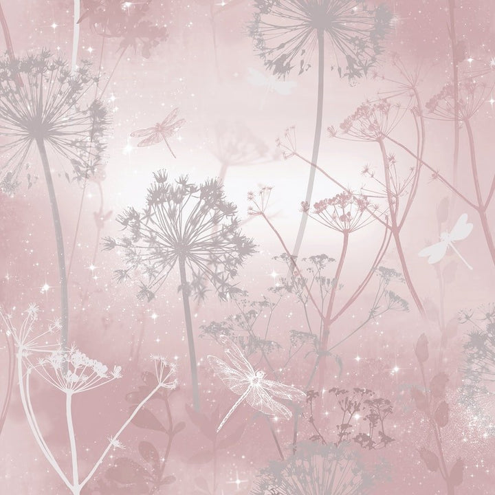  - Arthouse Damselfly Blush Wallpaper - 692305 - Decor Warehouse