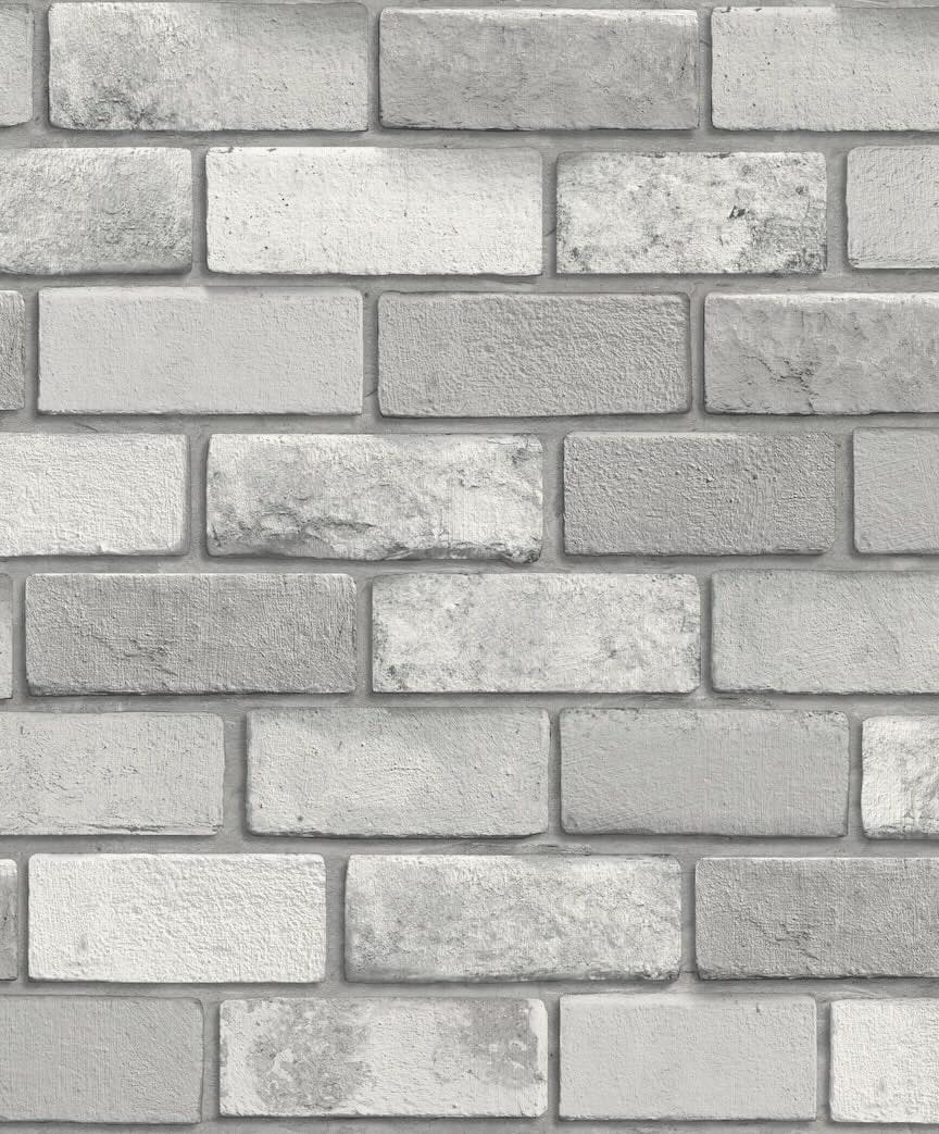  - Arthouse Diamond Brick Silver Wallpaper - 669401 - Decor Warehouse