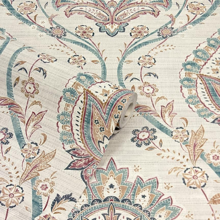  - Arthouse Fantastical Damask Multi Wallpaper - 296909 - Decor Warehouse