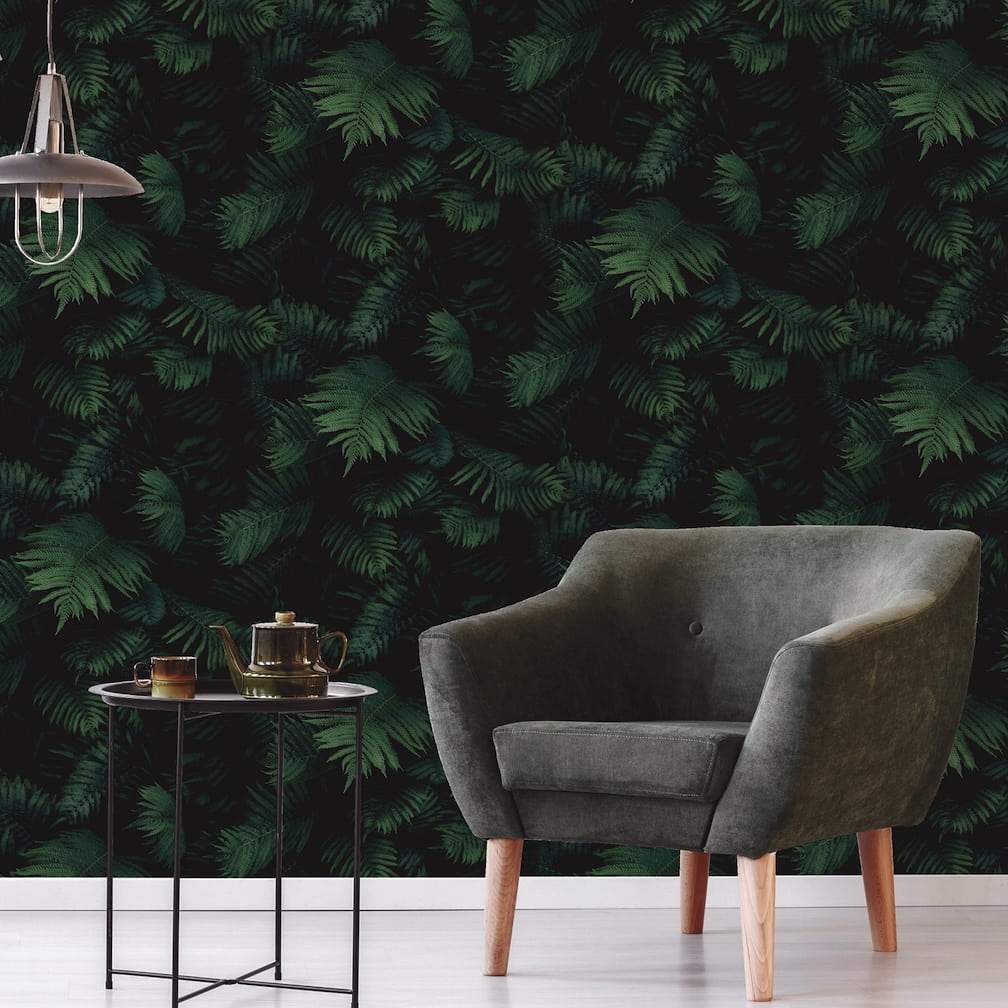 - Arthouse Fern Wall Green Wallpaper - 907601 - Decor Warehouse