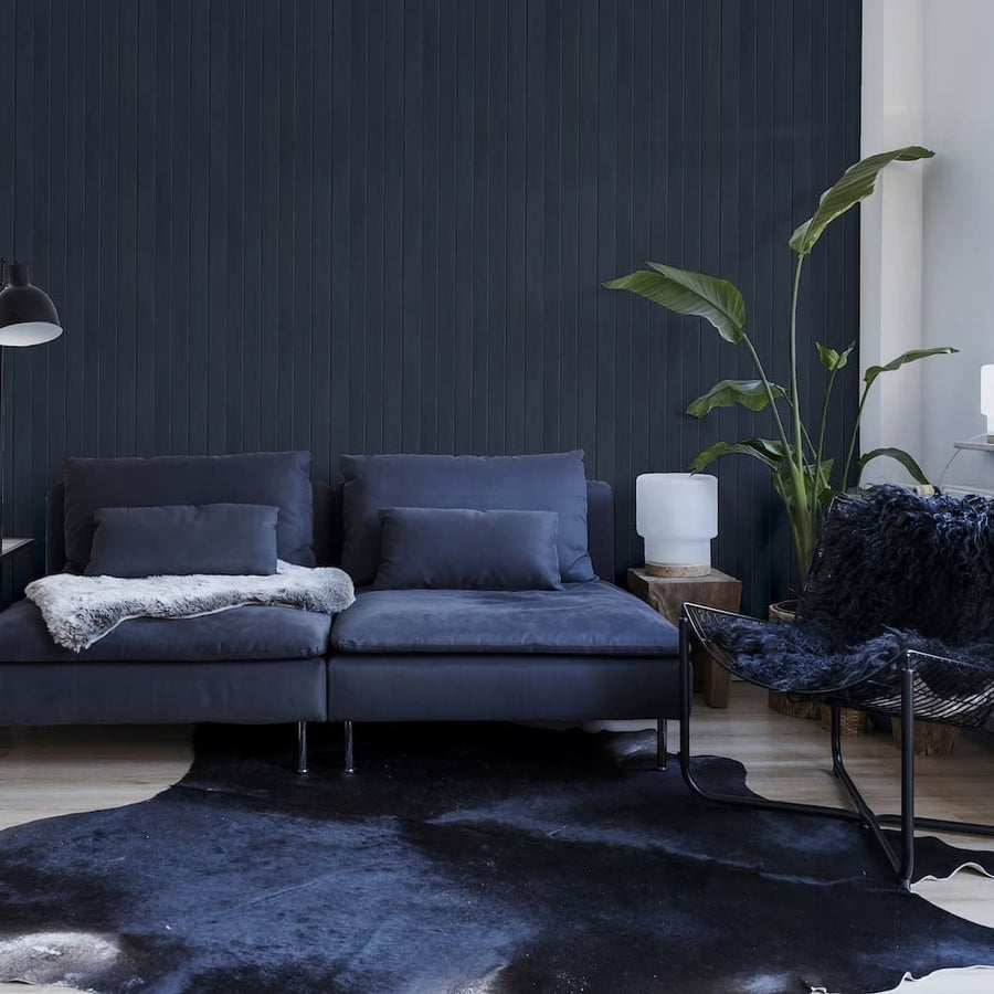 Arthouse Flat Wooden Plank Blue - 924605