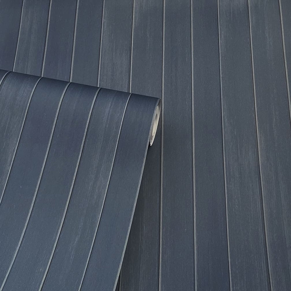 Arthouse Flat Wooden Plank Blue - 924605