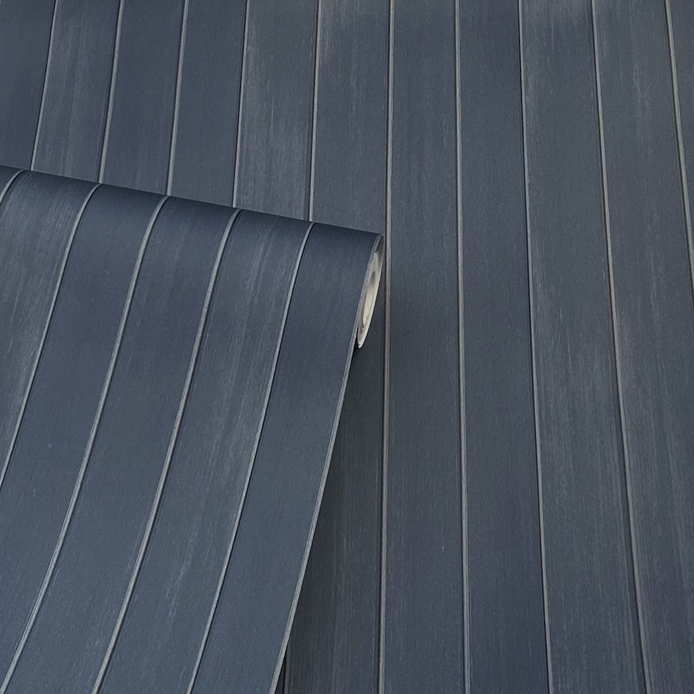 Arthouse Flat Wooden Plank Blue - 924605