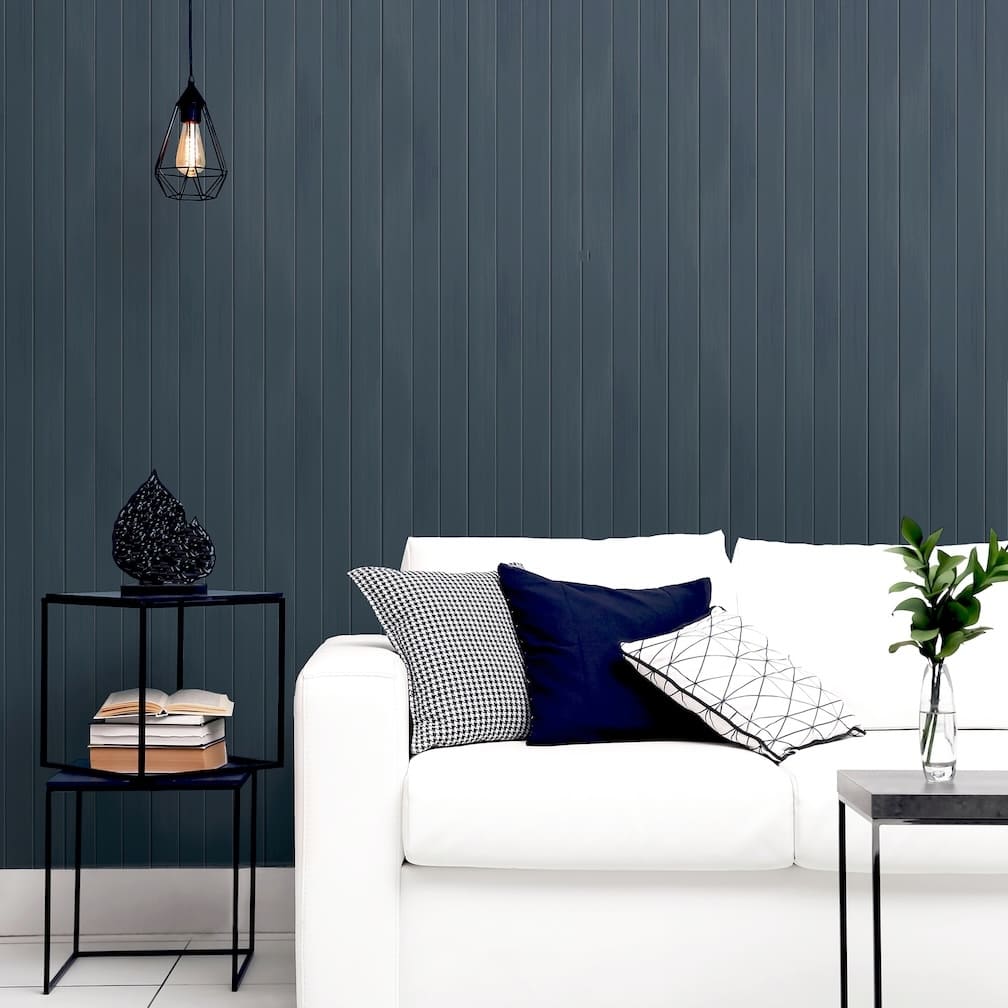 Arthouse Flat Wooden Plank Blue - 924605