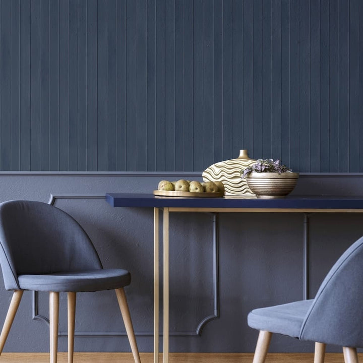 Arthouse Flat Wooden Plank Blue - 924605