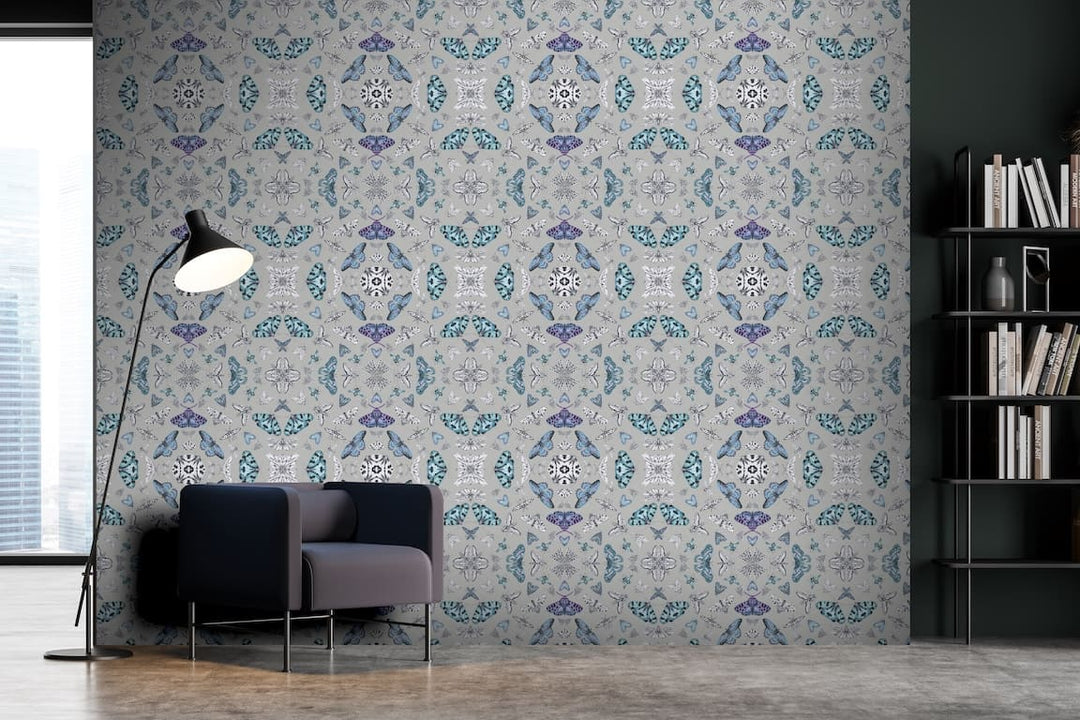  - Arthouse Glitter Bug Silver Wallpaper - 692307 - Decor Warehouse