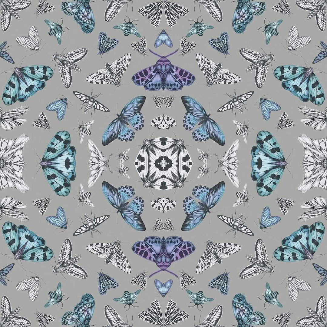 692307 - Arthouse - Arthouse Glitter Bug Silver Wallpaper - Decor Warehouse