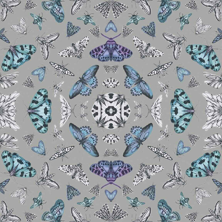 692307 - Arthouse - Arthouse Glitter Bug Silver Wallpaper - Decor Warehouse