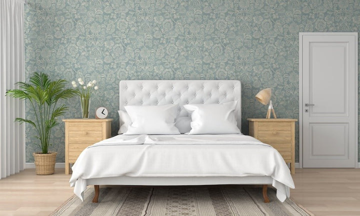 - Arthouse Heritage Trail Blue Wallpaper - 292905 - Decor Warehouse