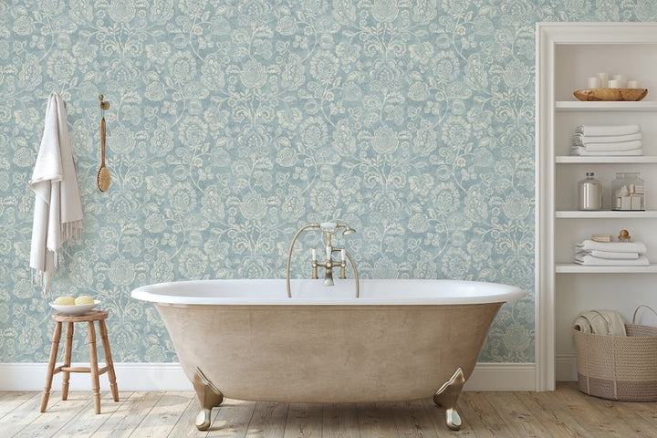 - Arthouse Heritage Trail Blue Wallpaper - 292905 - Decor Warehouse