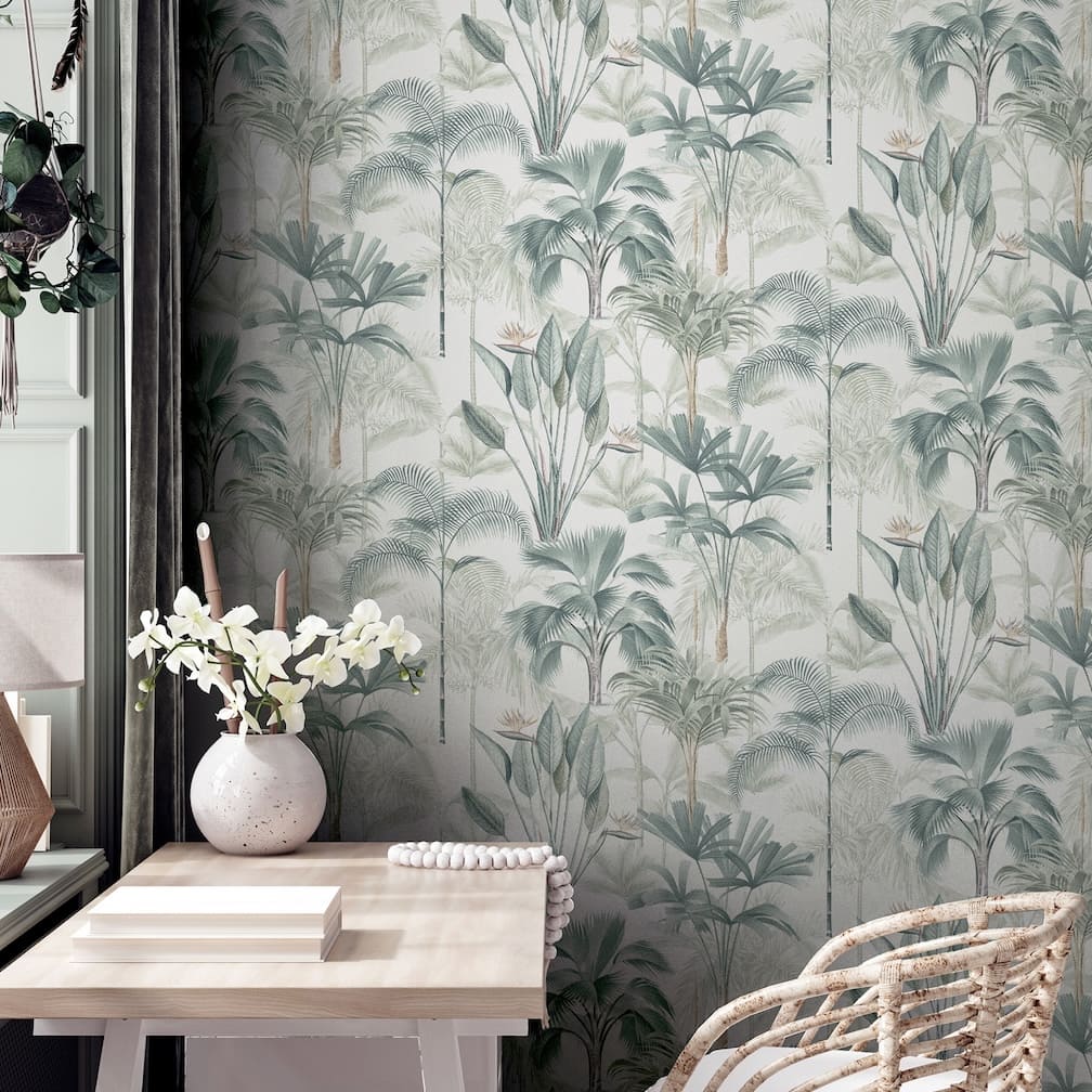 Arthouse King Palm Green Wallpaper - 922908