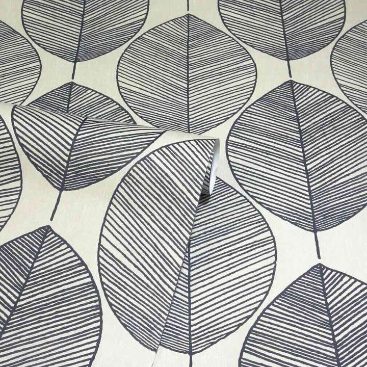  - Arthouse Leaves Blue Wallpaper - 925305 - Decor Warehouse