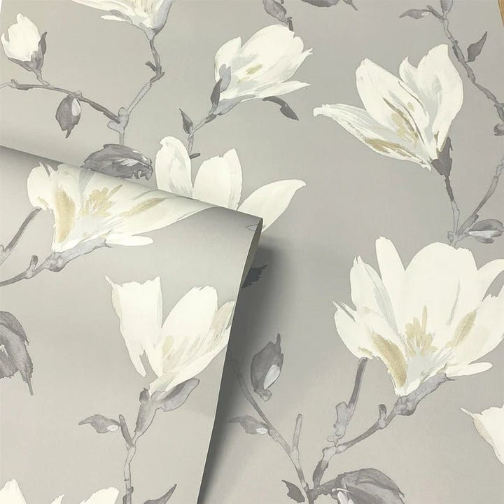  - Arthouse Lily Natural Floral Wallpaper - 925005 - Decor Warehouse
