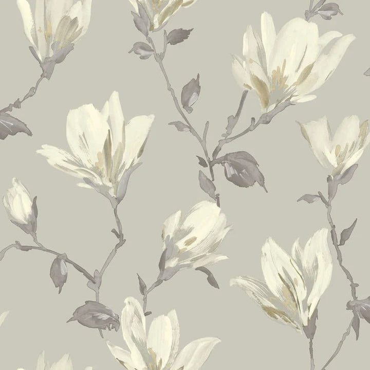  - Arthouse Lily Natural Floral Wallpaper - 925005 - Decor Warehouse