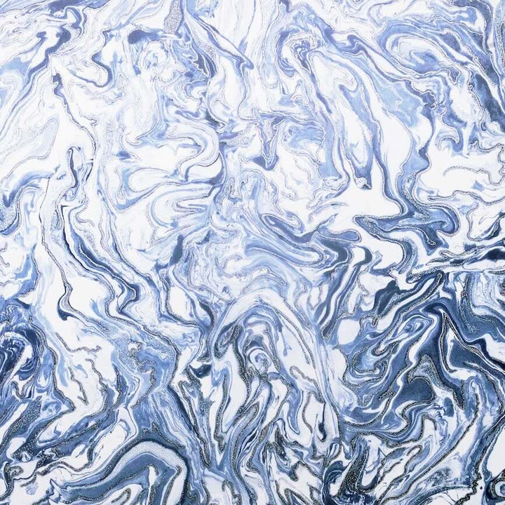 Arthouse Liquid Marble Navy Wallpaper - 693902