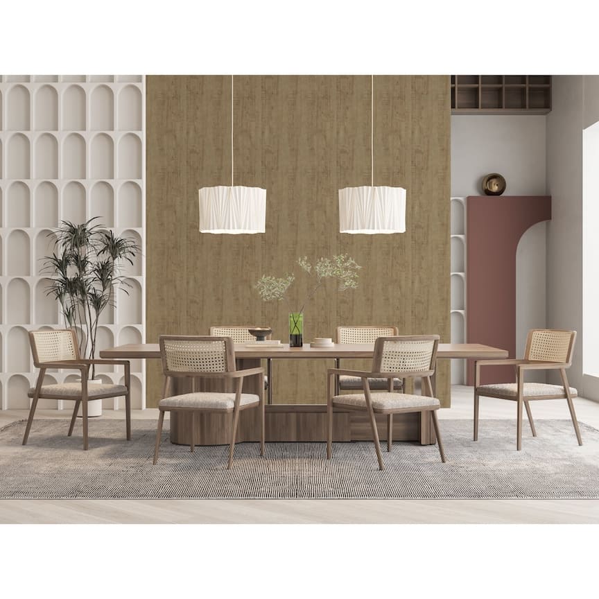  - Arthouse Luxe Timber Gold Wallpaper - 100087AH - Decor Warehouse