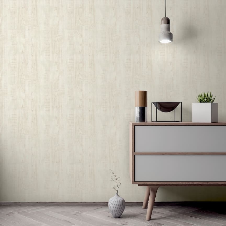  - Arthouse Luxe Timber Ivory Wallpaper - 100086AH - Decor Warehouse