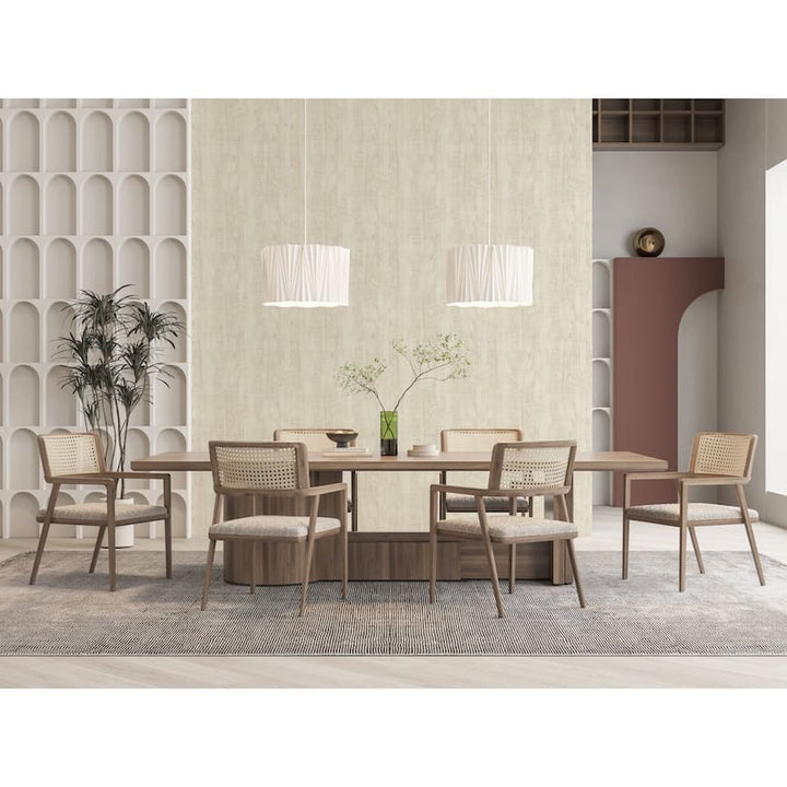  - Arthouse Luxe Timber Ivory Wallpaper - 100086AH - Decor Warehouse