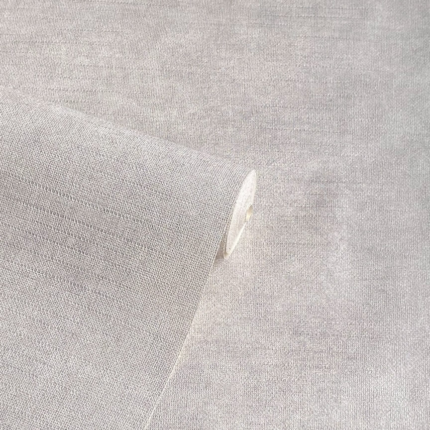  - Arthouse Luxury Plain Soft Silver Wallpaper - 299307 - Decor Warehouse