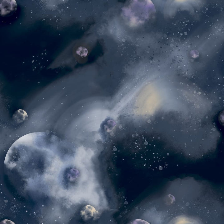  - Arthouse Out of this world Navy Wallpaper - 251903 - Decor Warehouse