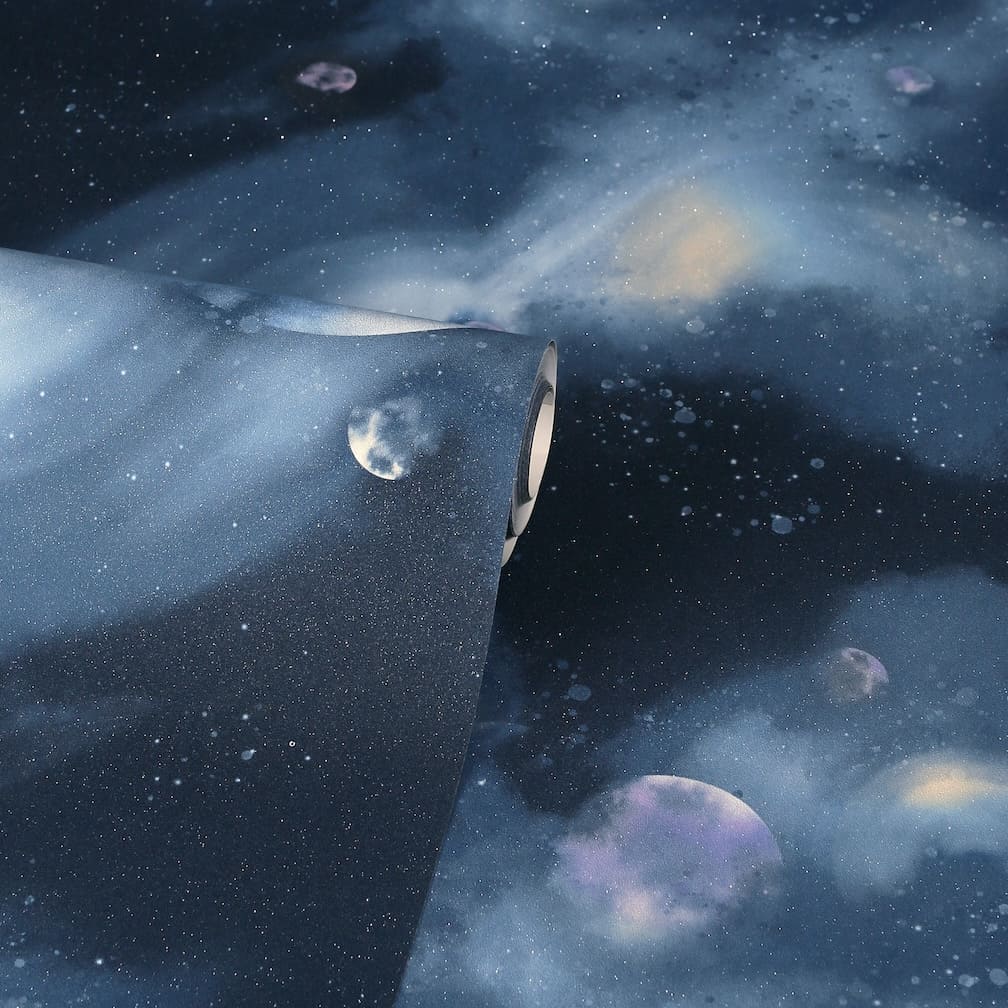  - Arthouse Out of this world Navy Wallpaper - 251903 - Decor Warehouse