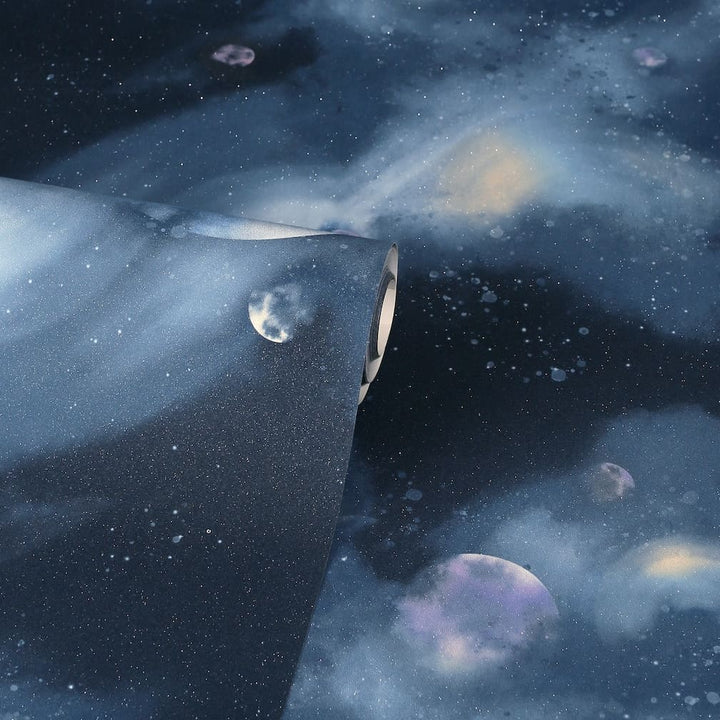  - Arthouse Out of this world Navy Wallpaper - 251903 - Decor Warehouse
