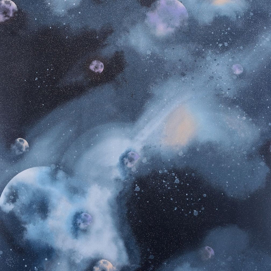  - Arthouse Out of this world Navy Wallpaper - 251903 - Decor Warehouse