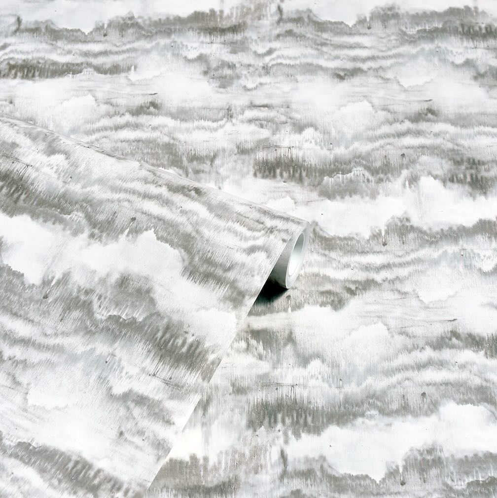 Arthouse Painted Canvas Grey Wallpaper