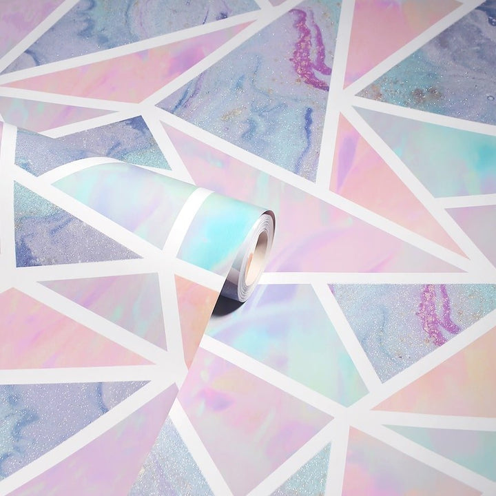  - Arthouse Pastel Geo Multi Wallpaper - 296002 - Decor Warehouse