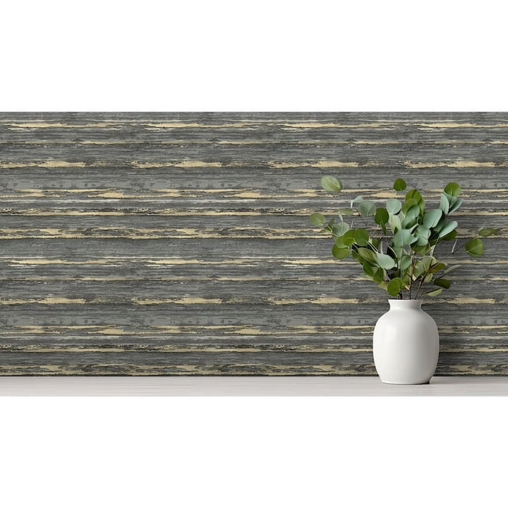  - Arthouse Sahara Black / Champagne Wallpaper - 100177AH - Decor Warehouse