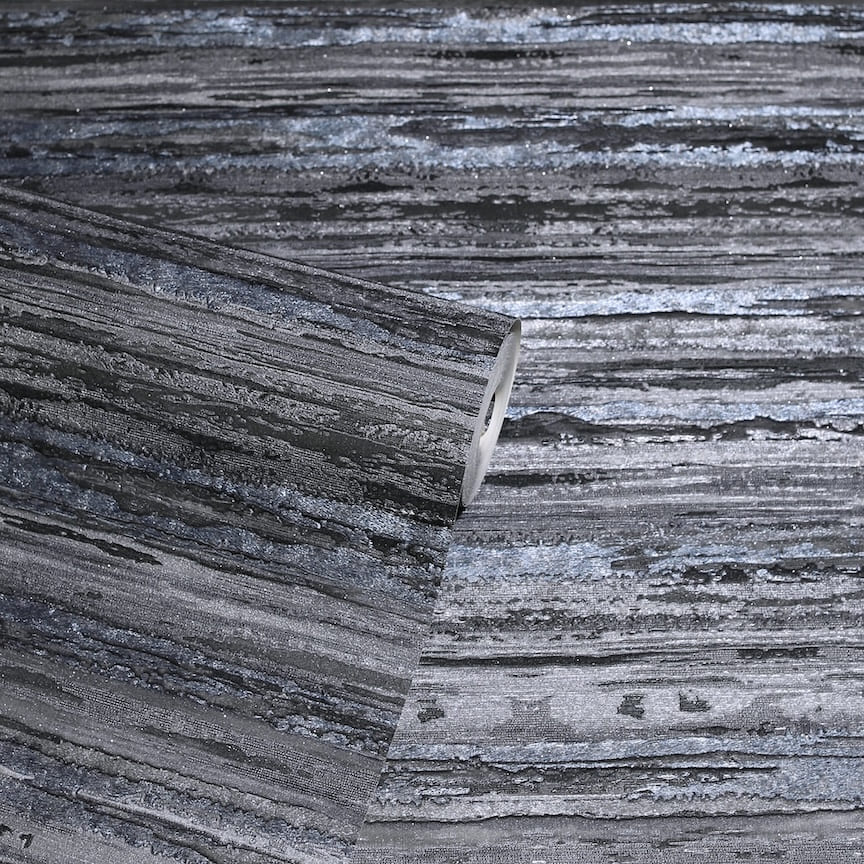  - Arthouse Sahara Denim Blue Wallpaper - 297700 - Decor Warehouse