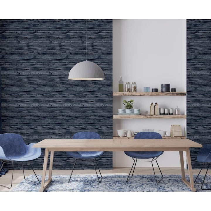  - Arthouse Sahara Denim Blue Wallpaper - 297700 - Decor Warehouse