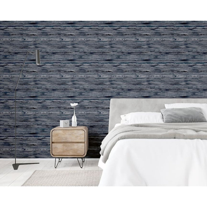  - Arthouse Sahara Denim Blue Wallpaper - 297700 - Decor Warehouse