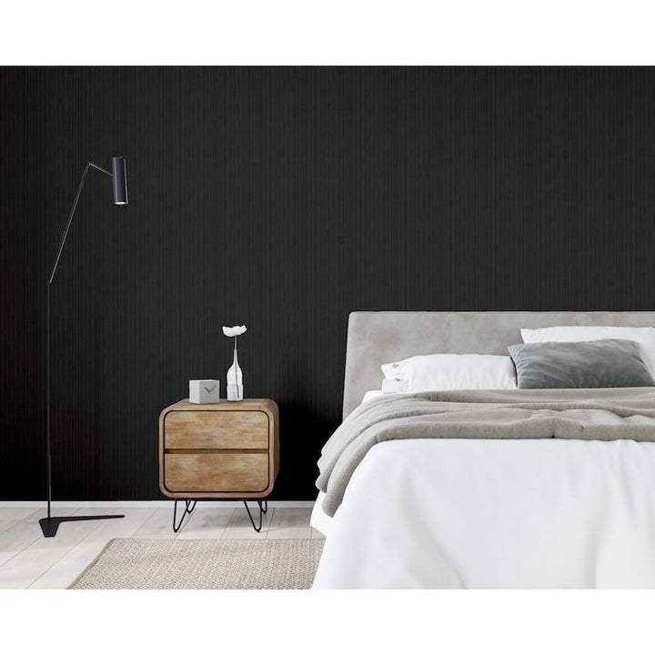Arthouse Silk Cascade Charcoal Wallpaper - 100105AH