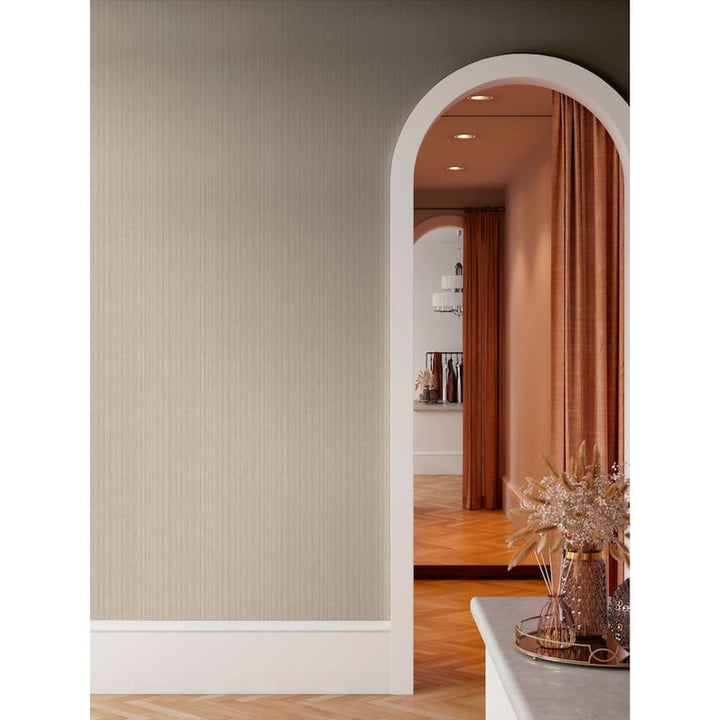  - Arthouse Silk Cascade Latte Wallpaper - 100104AH - Decor Warehouse