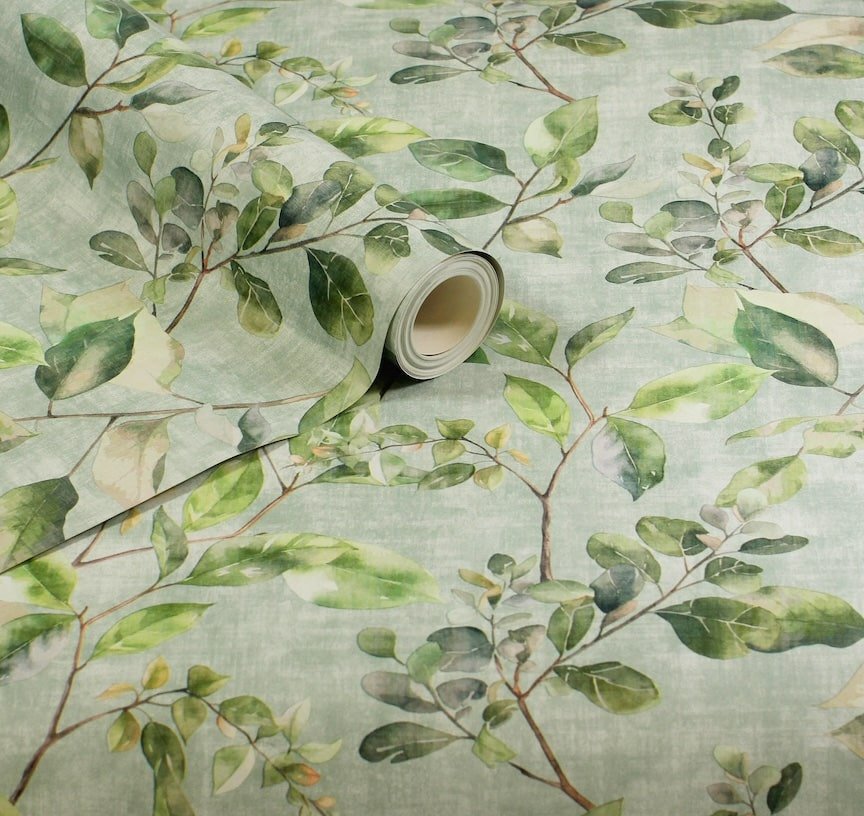  - Arthouse Spring Springs Green Wallpaper - 925501 - Decor Warehouse