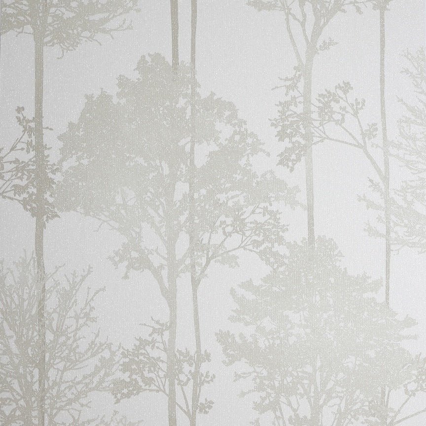  - Arthouse Stardust Tree Neutral Wallpaper - 296102 - Decor Warehouse