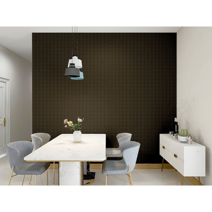 Arthouse Symmetrical Chic Black and Gold Wallpaper - 100119AH
