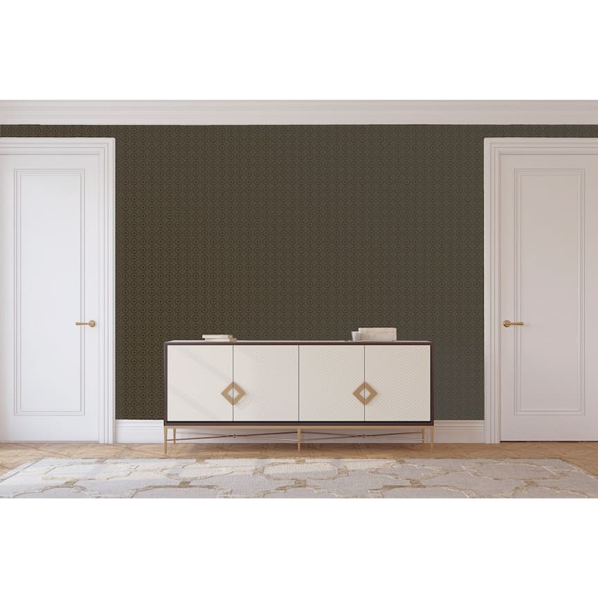 Arthouse Symmetrical Chic Black and Gold Wallpaper - 100119AH