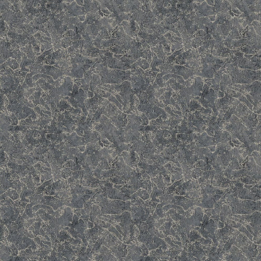Arthouse Textured Marble Navy / Silver Wallpaper - 100100AH