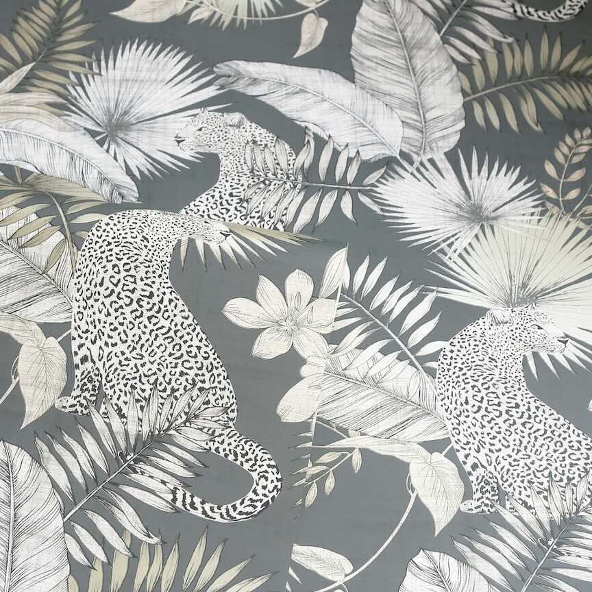  - Arthouse Tropical Leopard Neutral Wallpaper - 909408 - Decor Warehouse