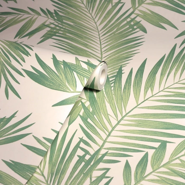  - Arthouse Tropical Palm Green Wallpaper - E906802 - Decor Warehouse