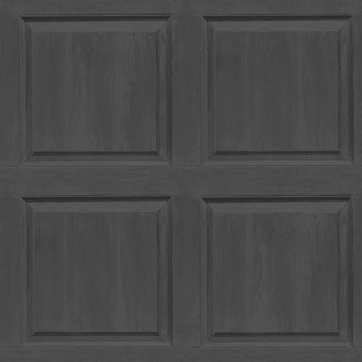  - Arthouse Washed Panel Charcoal Wallpaper - 909600 - Decor Warehouse