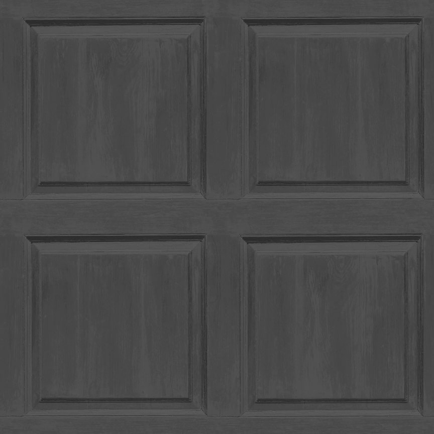  - Arthouse Washed Panel Charcoal Wallpaper - 909600 - Decor Warehouse