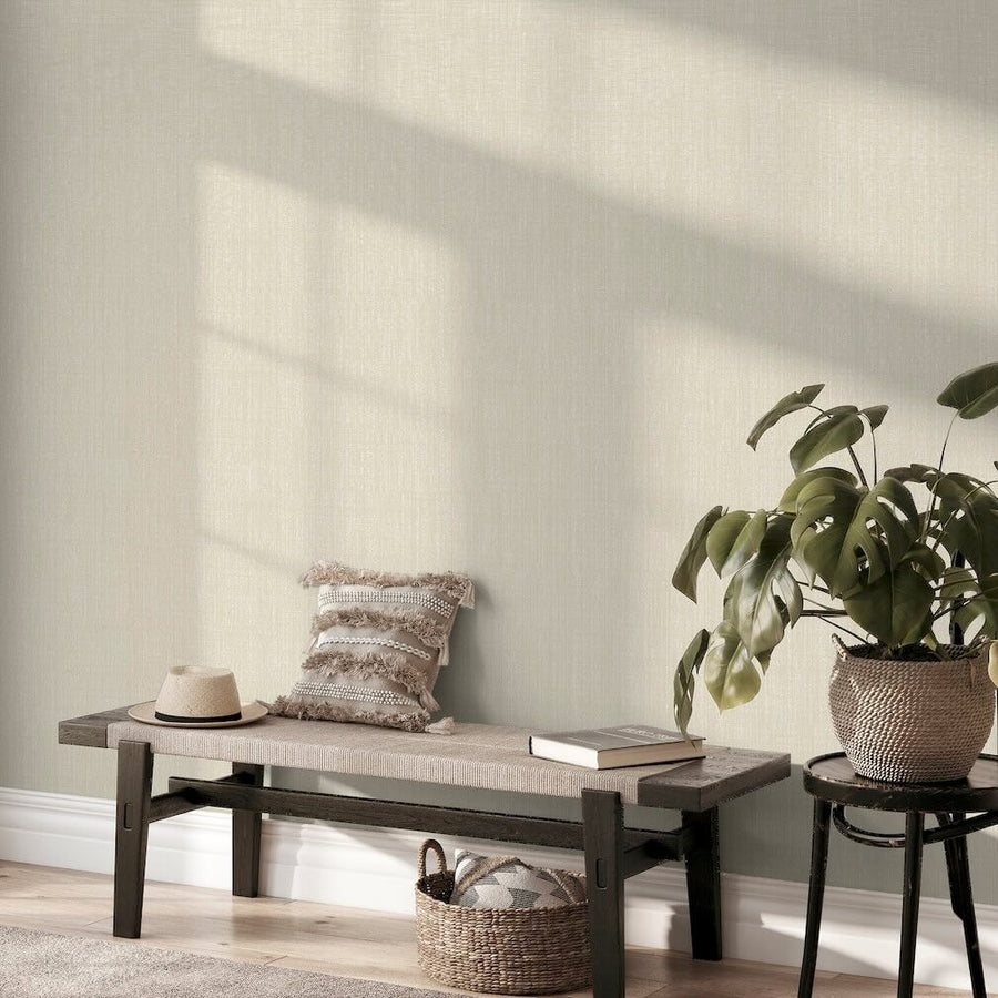  - Arthouse Weave Texture Neutral Wallpaper - 946003 - Decor Warehouse
