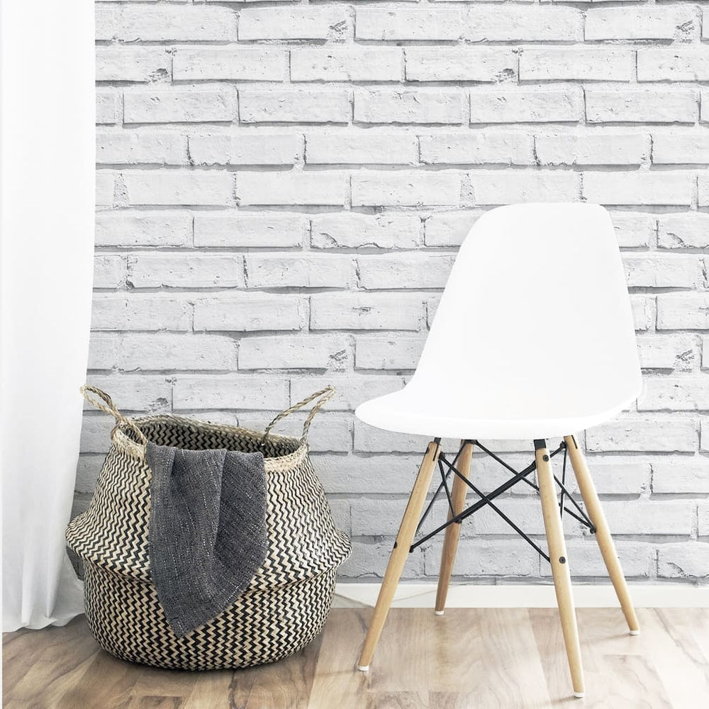 Arthouse White Brick Wallpaper - 623004