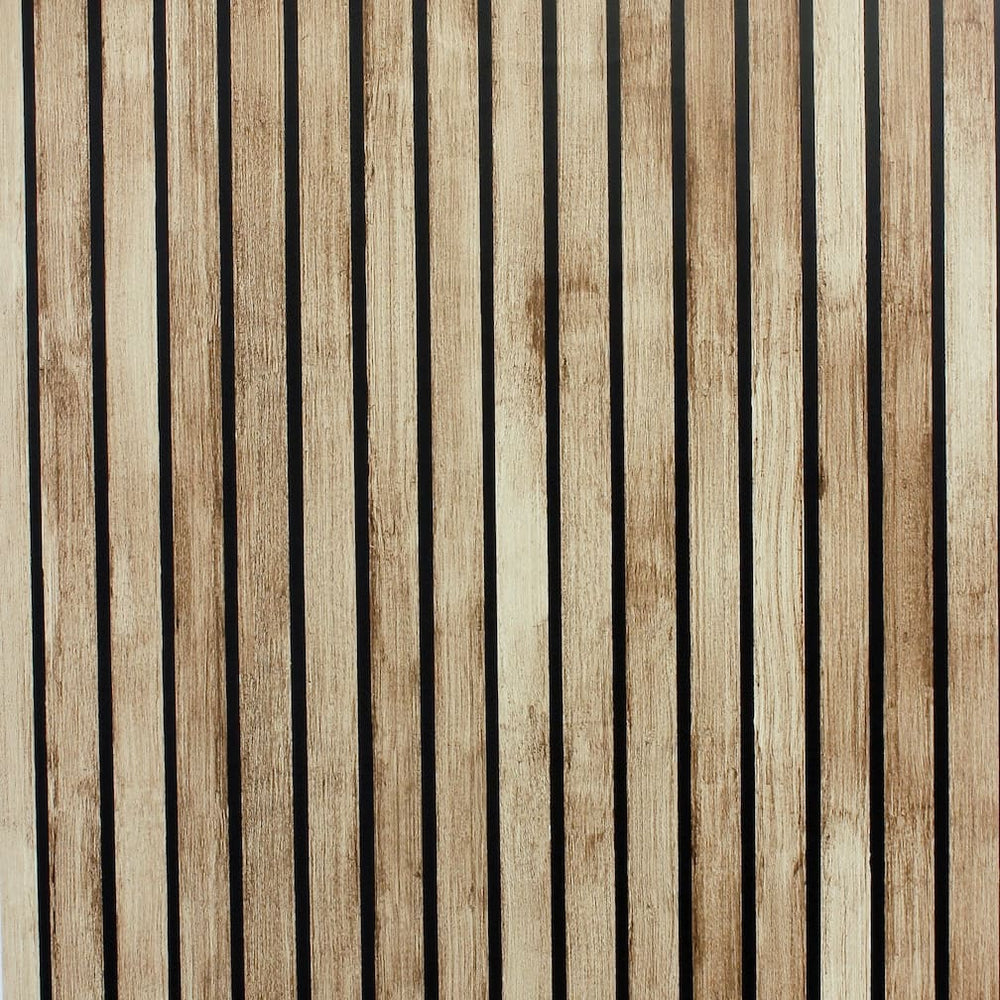 Arthouse Wood Slats Natural Wallpaper - 923800